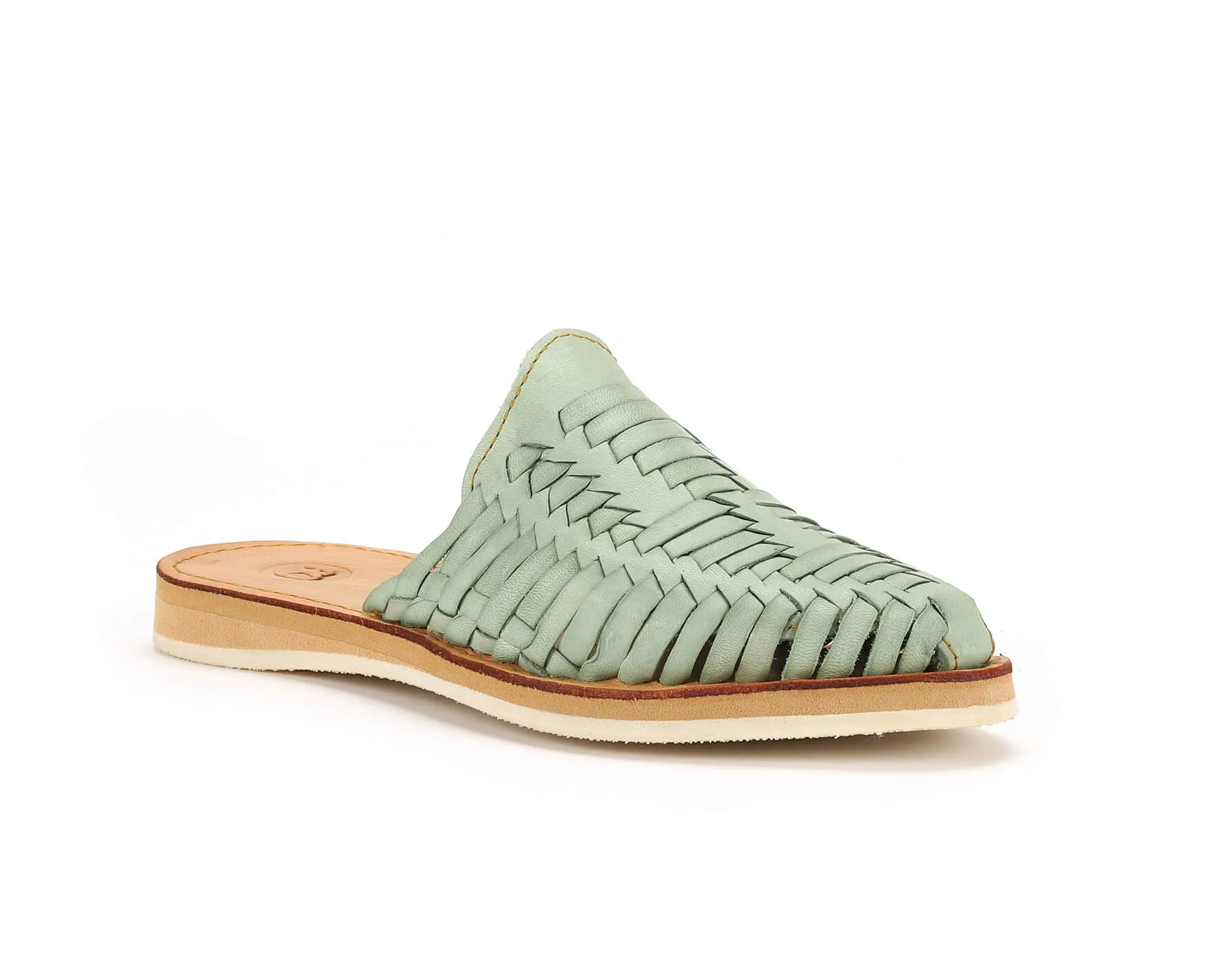 Marbella Huarache Slip-On Teal